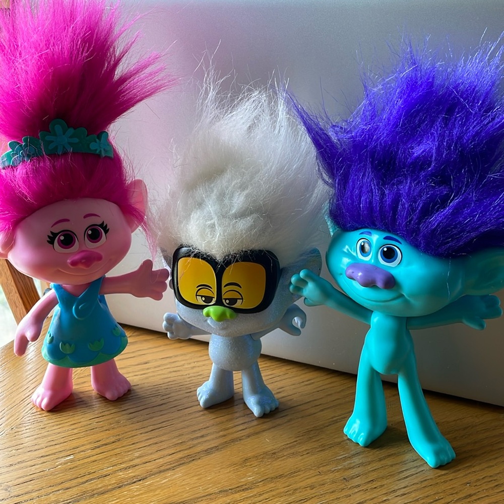Poppy, Branch, & Guy Diamond Figures by Hasbro 2019